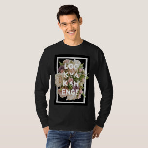 T-shirt Chemise de douille de Kya Kahenge de rondin longue