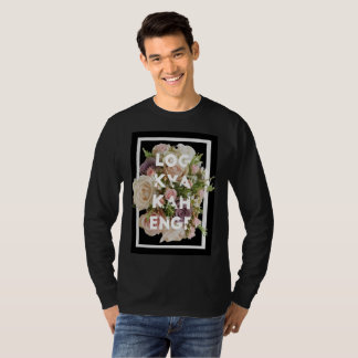 T-shirt Chemise de douille de Kya Kahenge de rondin longue
