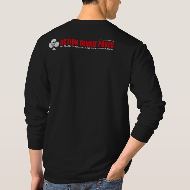 T-shirt Chemise de douille de l'AJP des hommes longue (Dos)