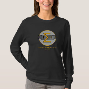 T-shirt Chemise de douille du NU de gamma de sigma longue