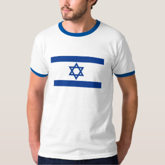 T-shirt chemise de drapeau de l'Israël