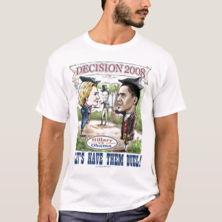 T-shirt Chemise de duel de Hillary Obama