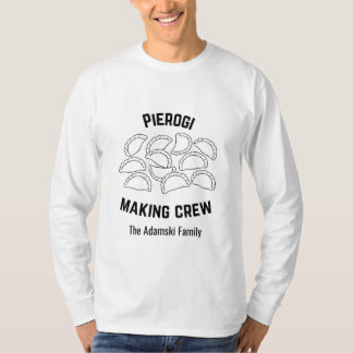 T-shirt Chemise de fabrication de pierogi personnalisée