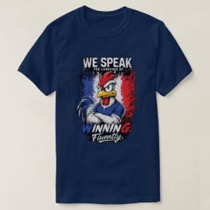 T-shirt Chemise de fan de football de France Tee gagnant c
