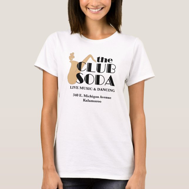 T-shirt Chemise de fan de soude de club - chaude ! (Devant)