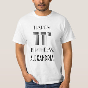 T-shirt Chemise de fête d'anniversaire de 11 ans au look i