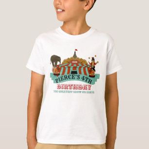 T-shirt Chemise de fête d'anniversaire de cirque