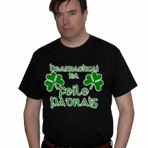Chemise de Fête de Saint Patrick gaélique irlandai
