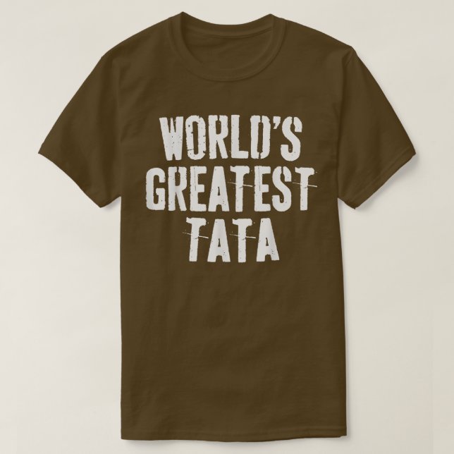 T-shirt Chemise de Fête des TataPère des Hommes 563 (Design devant)