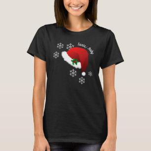 T-shirt Chemise de Fêtes Femme Père Noël Baby