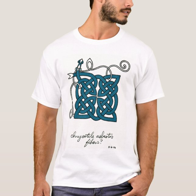 T-shirt Chemise de fibres d'amiante de chrysotile (Devant)