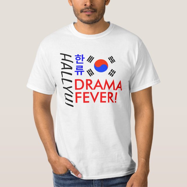 T-shirt Chemise de fièvre de drame (Devant)