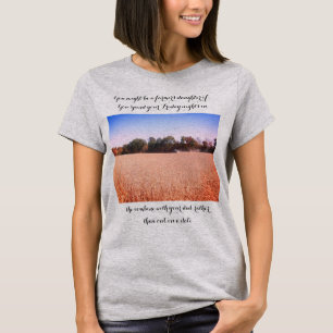 T-shirt Chemise de fille de fermier