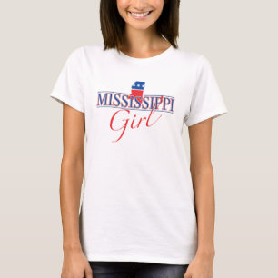 T-shirt Chemise de fille du Mississippi