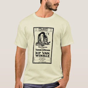T-shirt Chemise de film silencieux de Rip Van Winkle 1921
