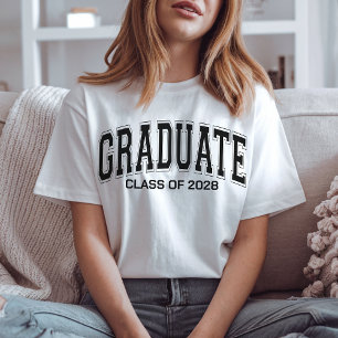 T-shirt Chemise de fin d'études personnalisée, chemise de