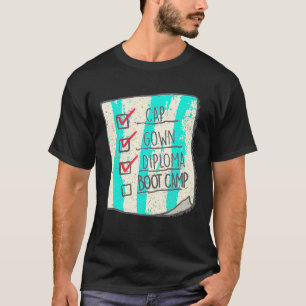 T-shirt Chemise de finition Boot Camp Liste de contrôle T-