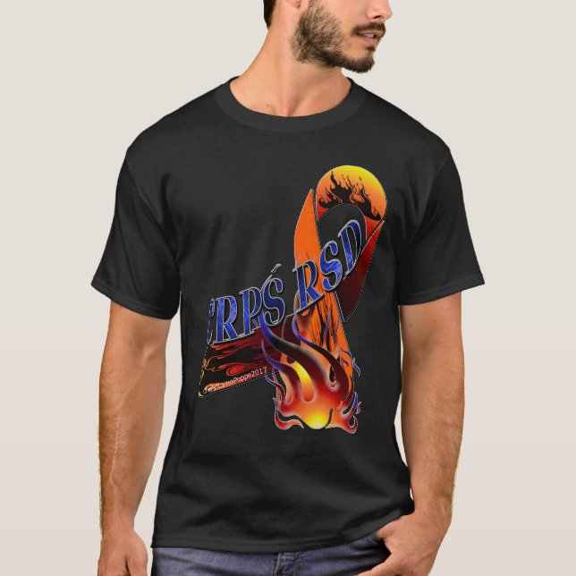 T-shirt Chemise de flamme de ruban de CRP RSD (Devant)