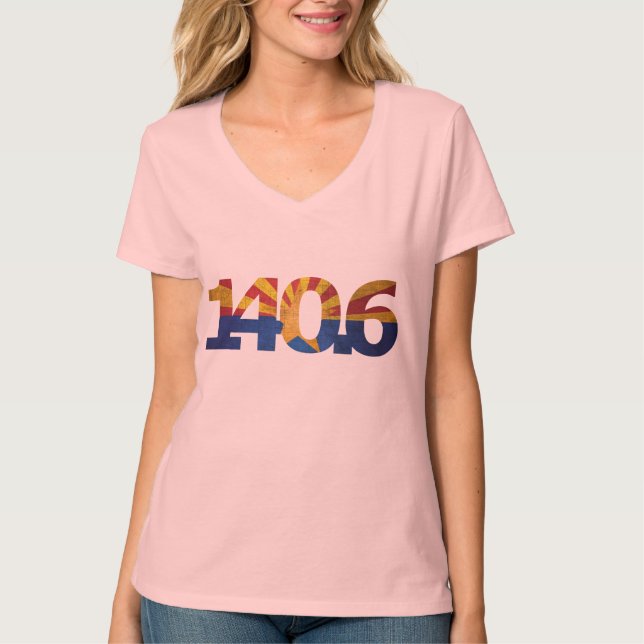 T-shirt Chemise de fond de triathlon de drapeau d'AZ (Devant)