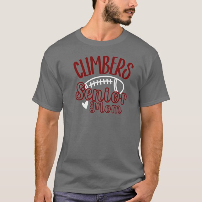 T-shirt Chemise de football maman senior grimpeur (Devant)