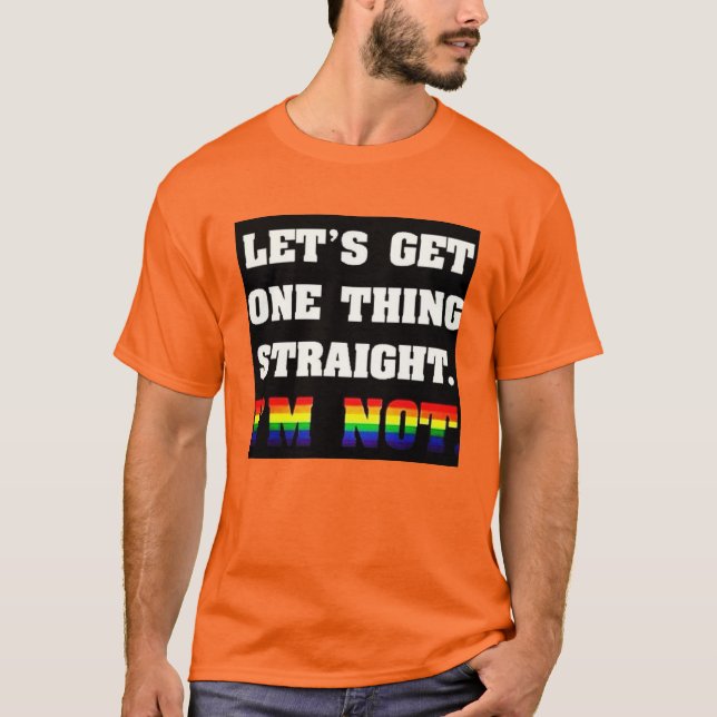 T-shirt Chemise de gay pride (Devant)