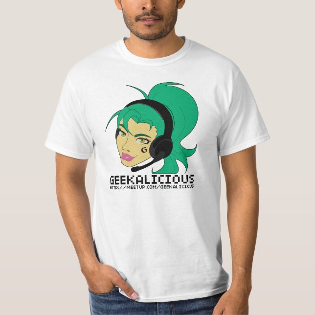 T-shirt Chemise de Geekalicious v3 [meilleure] (Devant)