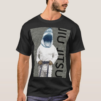 T-shirt Chemise de Gi de requin de BJJ Jiu Jitsu