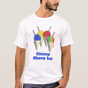 T-shirt Chemise de glace rasée par Hawaïen de glace de