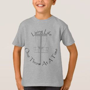 T-shirt Chemise de golf de disque d'enfants