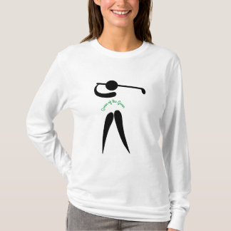 T-shirt Chemise de golf pour femme - Reine du Green