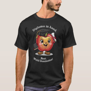 T-shirt Chemise de graduation mignonne Modifier Nom Texte