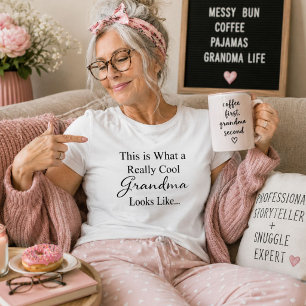 T-shirt Chemise de grand-mère cool