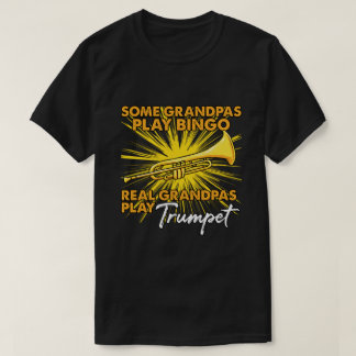 T-shirt Chemise de grand-père de trompette des hommes RD -