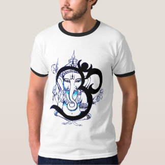 T-shirt Chemise de gris de l'OM Ganesha
