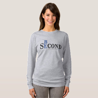 T-shirt Chemise de gris du LS des femmes