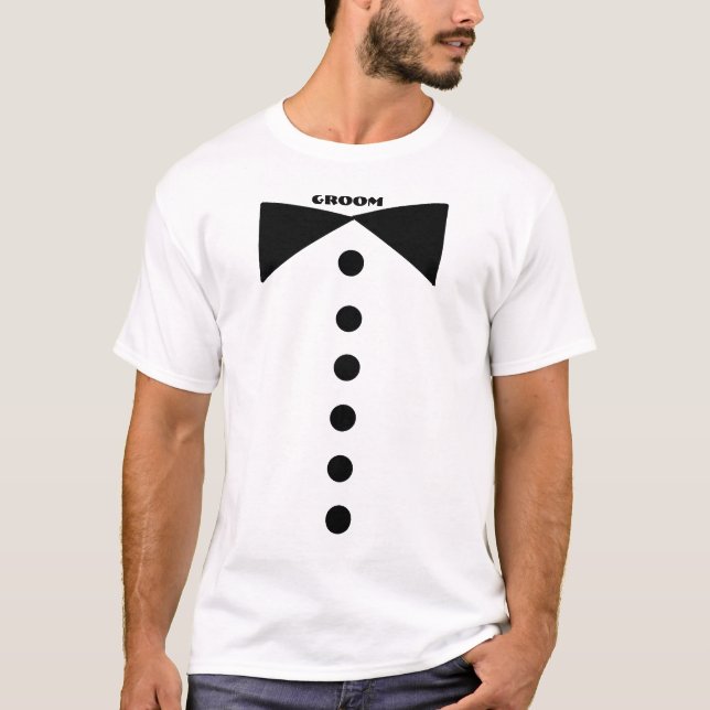 T-shirt Chemise de Groom - - (Devant)