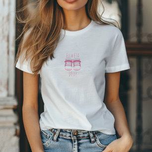 T-shirt Chemise de grossesse avec date prévue personnalisé