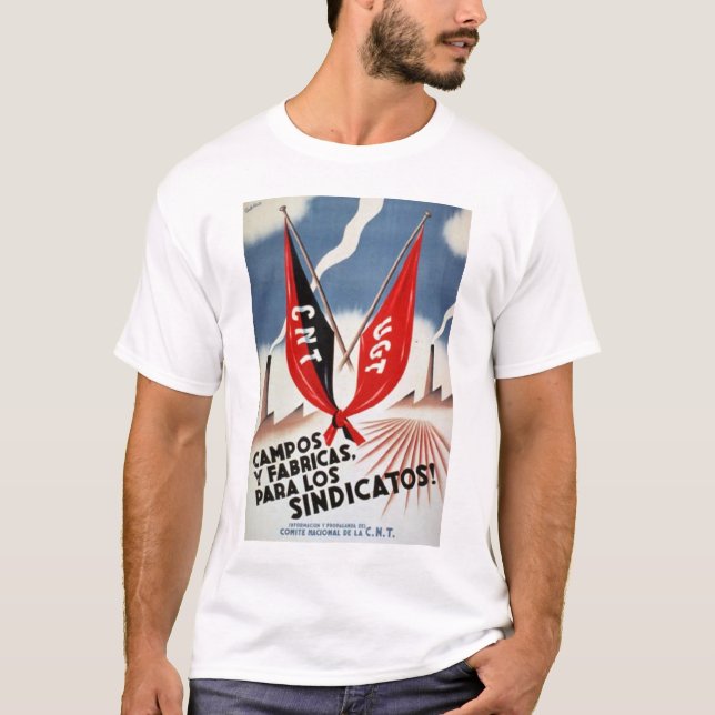 T-shirt Chemise de guerre civile espagnole (Devant)