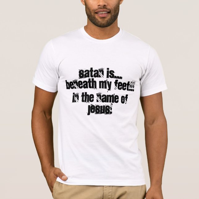 T-shirt Chemise de guerre spirituelle chrétienne (Devant)