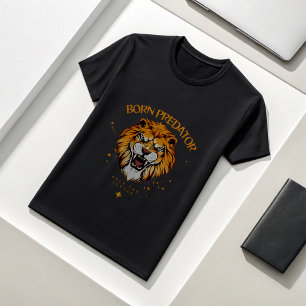 T-shirt Chemise de gym Lion Prédateur Né  Fitness Alpha Sa