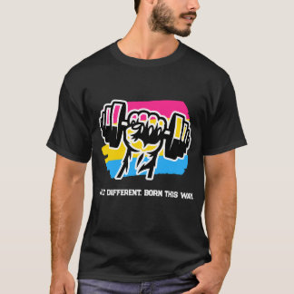 T-shirt Chemise de gym Pan Pride — Tee Fist Dumbbell 2026
