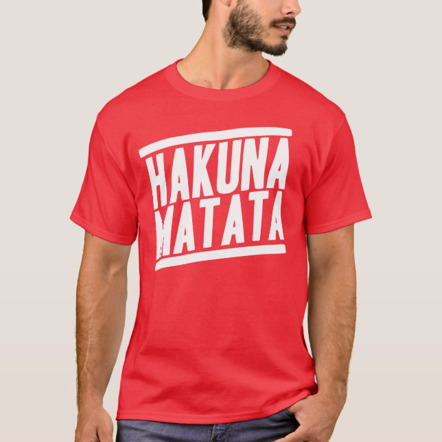 T-shirt Chemise de Hakuna Matata (Devant)