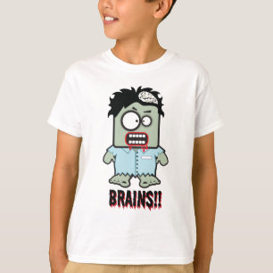 T-shirt Chemise de Halloween de zombi de bande dessinée d