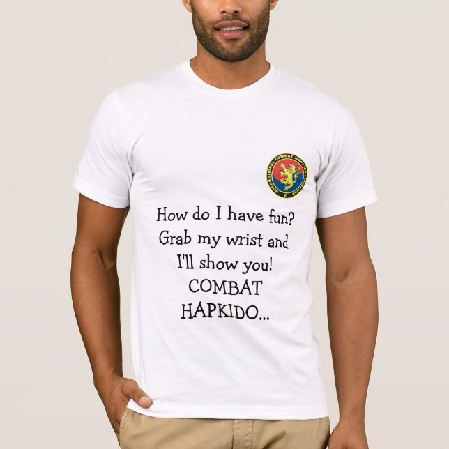 T-shirt Chemise de Hapkido de combat (Devant)
