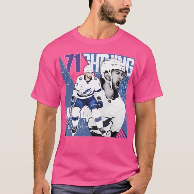 T-shirt Chemise de hockey Anthony Cirelli Lightning (Devant)