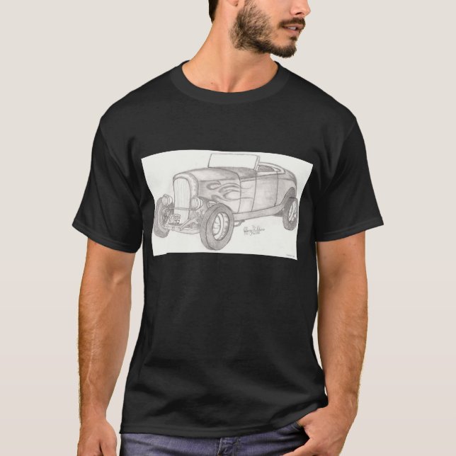T-shirt Chemise de hot rod (Devant)