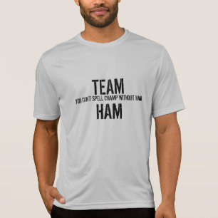 T-shirt Chemise de jambon d'équipe