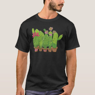 T-shirt Chemise de jardinage de cactus Nature Jardinage de