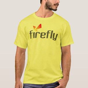 T-shirt Chemise de jaune de luciole de médias de