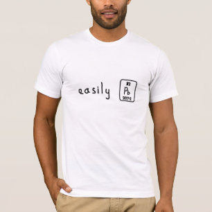 T-shirt Chemise de jeu de table périodique facile à condui